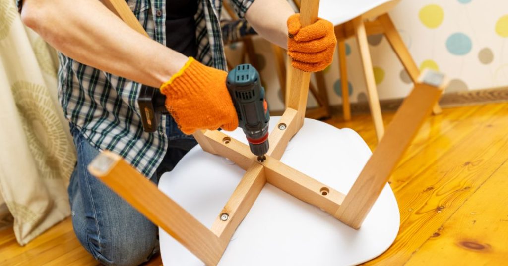 montagem de mesa e cadeiras em Aparecida de Goiânia